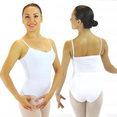 Danzcue Adult Ballet Cotton Camisole Leotard