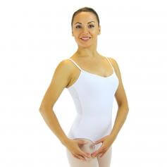 Danzcue Adult Ballet Cotton Camisole Leotard