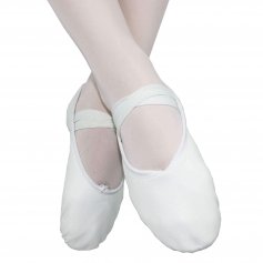 Danzcue Adult Split Sole Leather Ballet Slipper