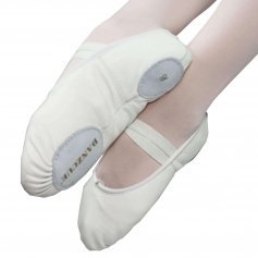 Danzcue Adult Split Sole Leather Ballet Slipper