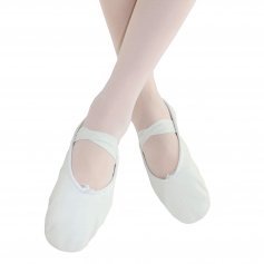 Danzcue Adult Split Sole Leather Ballet Slipper [DQBS002A]