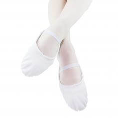 Danzcue Adult Full Sole Canvas Ballet Slipper