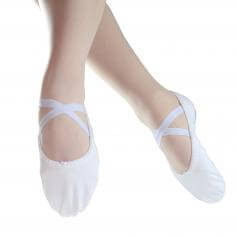 Danzcue Adult Split Sole Canvas Ballet Slipper