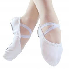 Danzcue Adult Split Sole Canvas Ballet Slipper