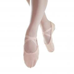 Danzcue Adult Split Sole Canvas Ballet Slipper