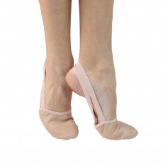 Danzcue Adult Half Sole Leather Ballet Dance Shoes