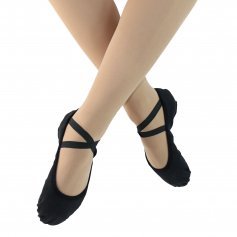 Danzcue Stretch Canvas Split Sole Ballet Slipper [DQBS018A]