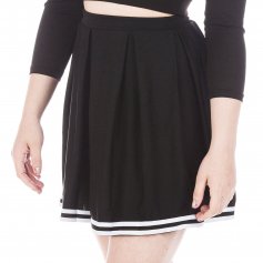 Danzcue Adult Knit Pleat Cheerleading Skirt