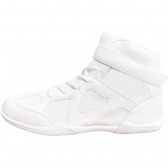 Danzcue Mid Top White Cheer Shoes