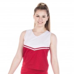 Danzcue Adult V-Neck Cheerleaders Uniform Shell Top