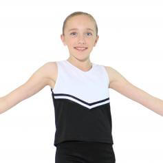 Danzcue Child V-Neck Cheerleaders Uniform Shell Top