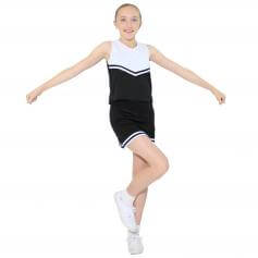 Danzcue Girls V-Neck Cheerleaders Uniform Shell Top 