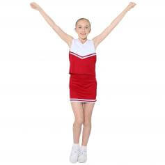 Danzcue Child V-Neck Cheerleaders Uniform Shell Top