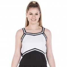 Danzcue Adult Sweetheart Cheerleaders Uniform Shell Top