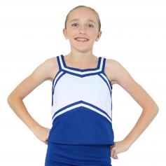 Danzcue Child Sweetheart Cheerleaders Uniform Shell Top