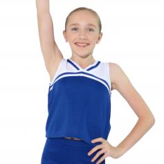 Danzcue Child Classic Cheerleaders Uniform Shell Top