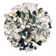 Danzcue Silver Metallic Poms - One Pair Danzcue Silver Metallic Poms - One Pair