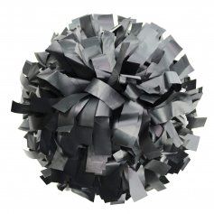 Danzcue Black Plastic Poms [DQCPS01-BLK-2]