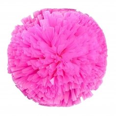 Danzcue 2PCS 6 Inch Plastic Cheerleading Pom Poms with Handle