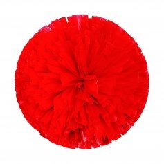 Danzcue 2PCS 6 Inch Plastic Cheerleading Pom Poms with Handle
