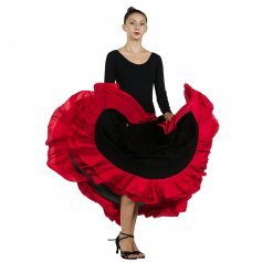 Danzcue Flamenco Full Circle Ruffles Skirt