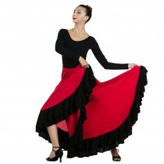 Danzcue Flamenco Full Circle Ruffles Skirt