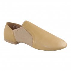 Danzcue Adult Leather Upper Slip-On Jazz Dance Shoes [DQJS005A]