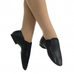Danzcue Adult Dance Leather Jazz Bootie Shoes [DQJS006A]
