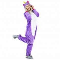 Danzcue Adult Unicorn Onesie Pajamas Costume [DQOS007]