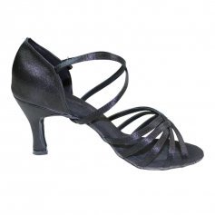 Danzcue Women\'s Straps Satin Ballroom Dance Shoes