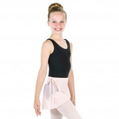 Danzcue Girls Chiffon Ballet Dance Wrap Skirt With Waist Tie [DQSK001C]