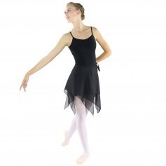 Danzcue Adult Asymmetric Ballet Dance Wrap Skirt