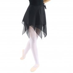 Danzcue Adult Asymmetric Ballet Dance Wrap Skirt