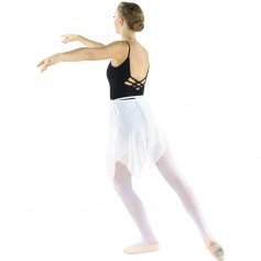 Danzcue Adult Asymmetric Ballet Dance Wrap Skirt
