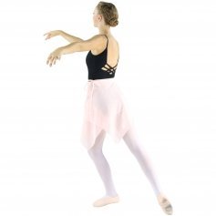 Danzcue Adult Asymmetric Ballet Dance Wrap Skirt