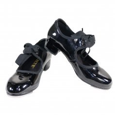 Danzcue Adult Patent Flexible Tap Shoes