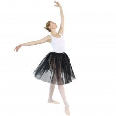 Danzcue Long Two Layers Elastic Waistband Tutu