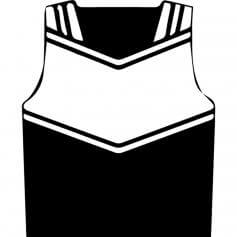 Motionwear Child Sweet Heart Cheer Shell