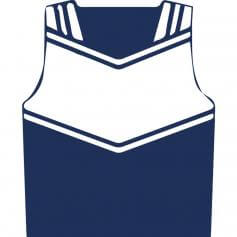 Motionwear Child Sweet Heart Cheer Shell