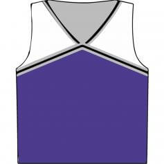 Motionwear Child V-Neck Cheer Racerback Shell