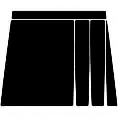Motionwear Child 3-Pleat Cheer Skirt