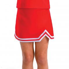 Motionwear Child V-notch Cheer Skirt With Braid [MOW9102]