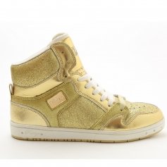 Pastry Dance Adult \"Glam Pie\" Glitter Gold Sneaker