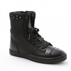 Pastry Dance Adult \"Military Glitz\" Black Sneaker Boot