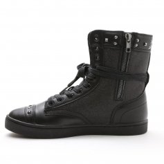 Pastry Dance Adult \"Military Glitz\" Black Sneaker Boot