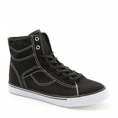 Pastry Cassatta Adult Black/White Stretch Canvas High Tops [PSTPA171051]