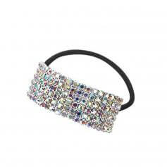 Starlight Small 6-Row Crystal AB Cuff Ponytail Binder [RSTJPBCUFFSCAB]