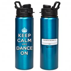 Sugar and Bruno Keltie Keep Calm Water Bottle