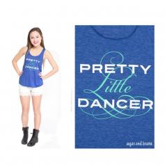 Sugar and Bruno Pretty Little Dancer Racerback Tank