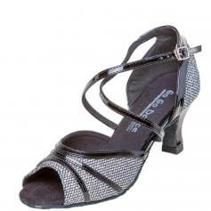 GOGO Ladies 2.5\" Heel Leather Latin and Ballroom Shoes
